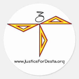 Feuille JFD de Stickers Rond