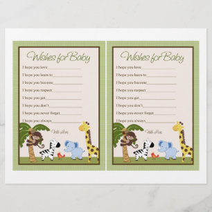 Feuille Jungle Pals/Safari "Wives for Baby"
