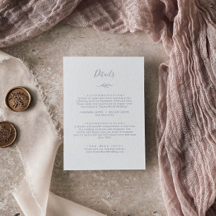 Feuille minimale   Carte de boîtier Dusty Blue Det