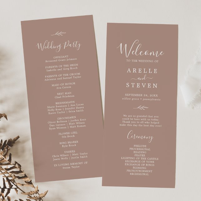 Feuille minimale | Programme de mariage neutre (Créateur téléchargé)