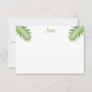 Feuille Palm Calligraphié Script Modèle moderne