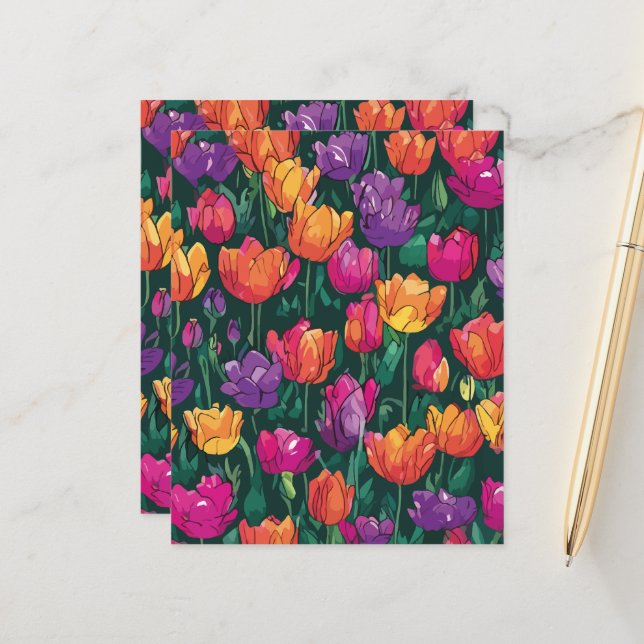 Feuille papier (Devant/Arrière en situation)