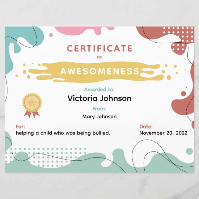 Feuille papier (Devant)