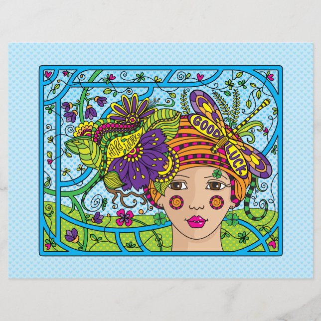 Feuille papier Luck_Flat 11 po x 8,5 po (Devant)