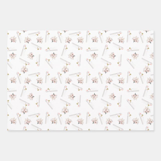 Feuille plat de papier Mariage musulman de recouvr (Devant)