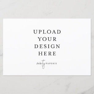 Feuille plat paysagère de 5,5 po x 8,5 po