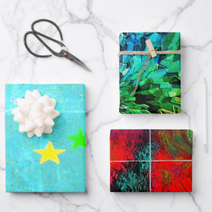 Feuille plat "tendance" de papier d'enveloppement 