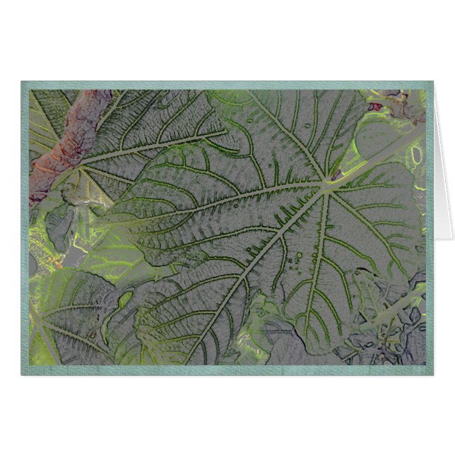 Feuille rétro-éclairé dans un jardin d'été (Devant horizontal)