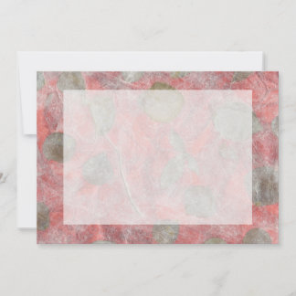 feuille rose design en papier de tissu rouge