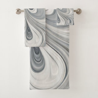 Feuilles Abstraits 2 serviettes de bain