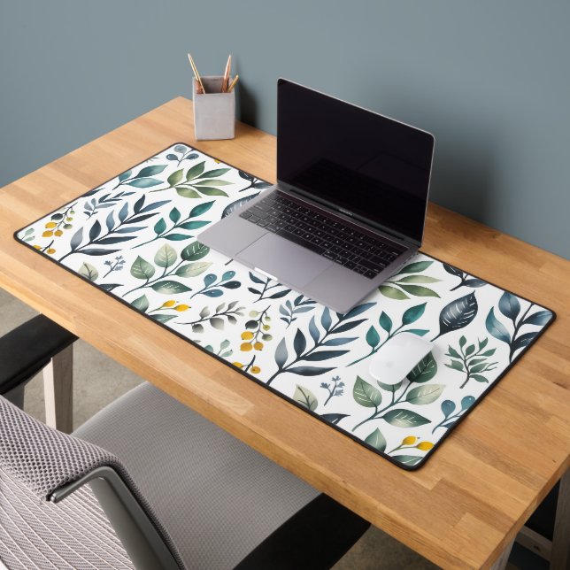 Feuilles botaniques verts (Bureau 2)