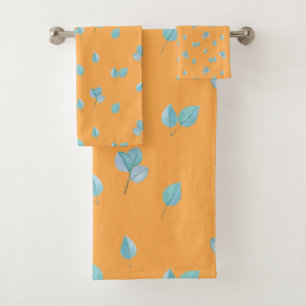 Feuilles branchés d'Eucalyptus sur Marigold