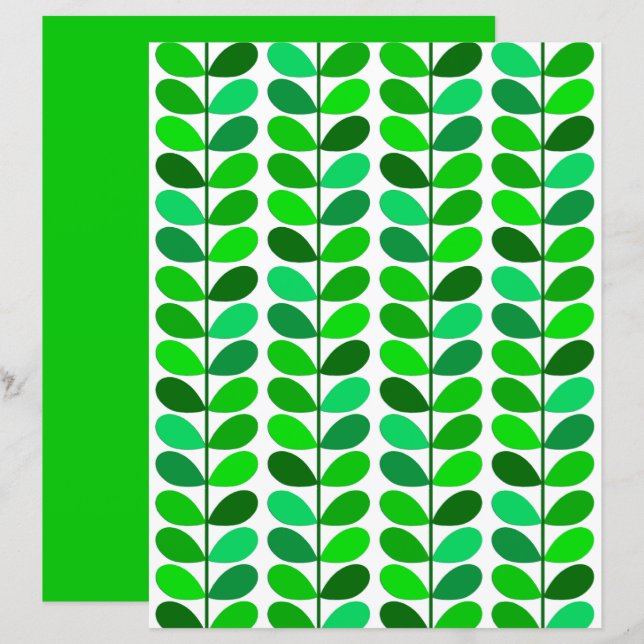 Feuilles danois du milieu du siècle, Emerald et Li (Devant / Derrière)