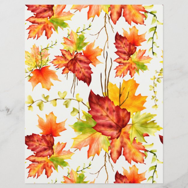 Feuilles d'automne  (Devant)