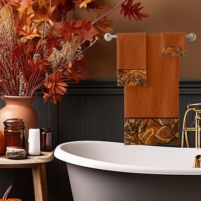 feuilles d'automne abstraite frontière (Créateur téléchargé)