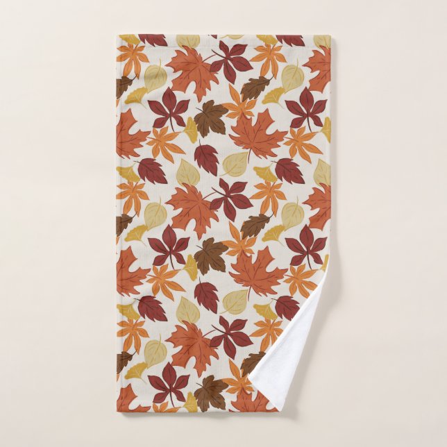 Feuilles d'automne Automnales (Serviette à main)