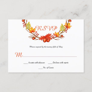 Feuilles d'automne Berries Vins RSVP