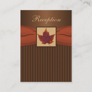 Feuilles D'Automne, Cartes De Boîtier De Réception