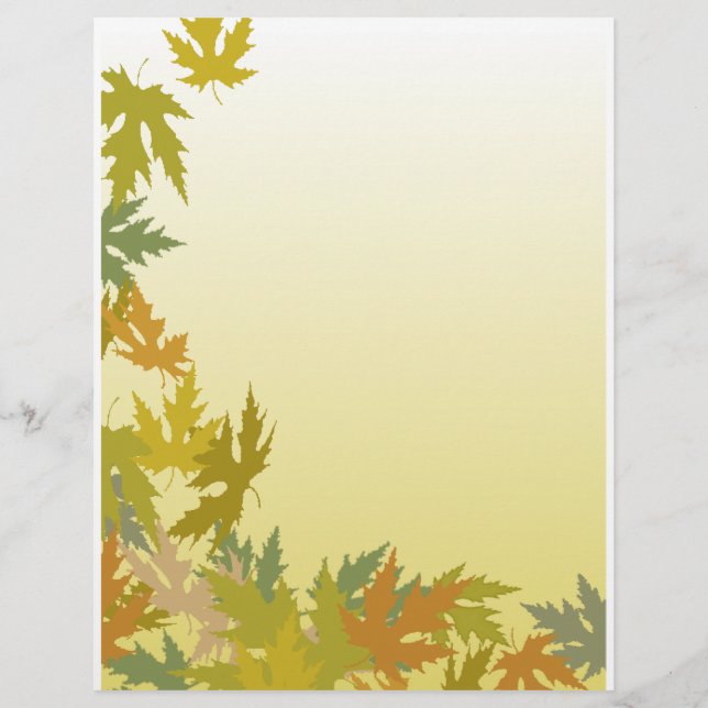 Feuilles d'automne colorées (Devant)