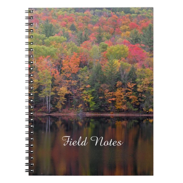 Feuilles d'automne Couleur de chute Scène Carnet s (Devant)