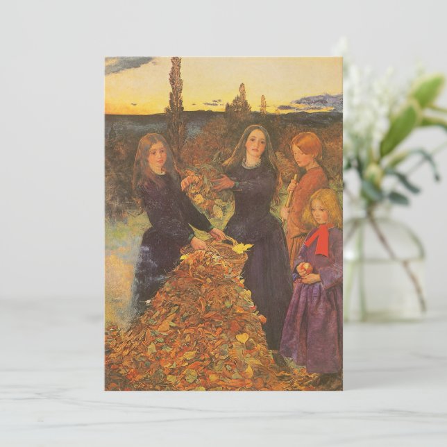 Feuilles d'automne de Sir John Everett Millais (Debout devant)