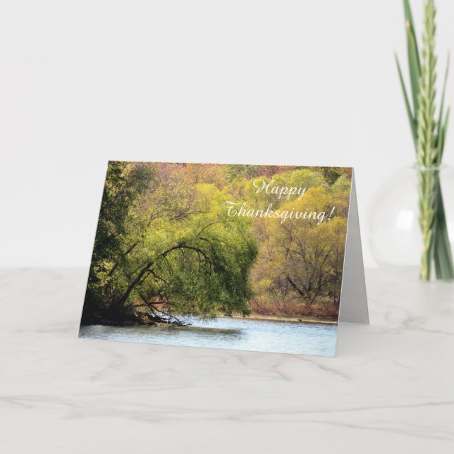 Feuilles d'automne en NJ - Carte d'action de grâce (Devant)