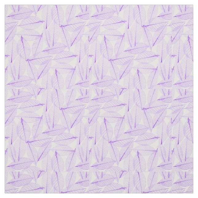 Feuilles d'automne en tissu pourpre (Échantillon)