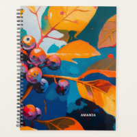 Feuilles d'automne et baies. Abstrait automne flor