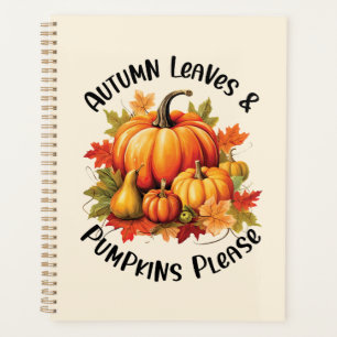 Feuilles d'automne et Citrouilles s'il vous plaît
