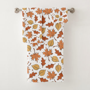 Feuilles d'automne et Motif d'Acorns