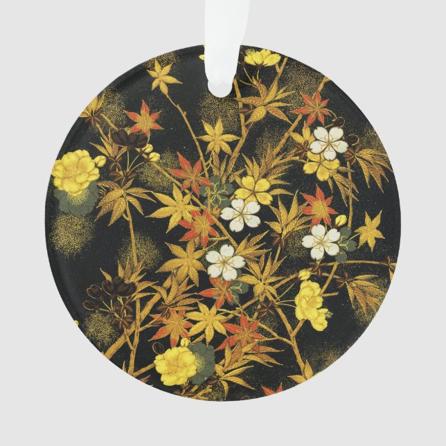 Feuilles d'automne japonaises Antique botanique (devant)