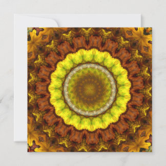 Feuilles d'automne Kaleidoscope Mandala