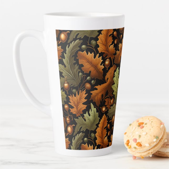 Feuilles d'automne Latte Mug (En situation)