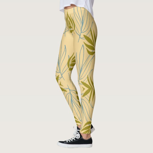 Feuilles d'automne Leggings (Gauche)