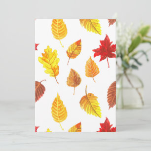 Feuilles d'automne motif