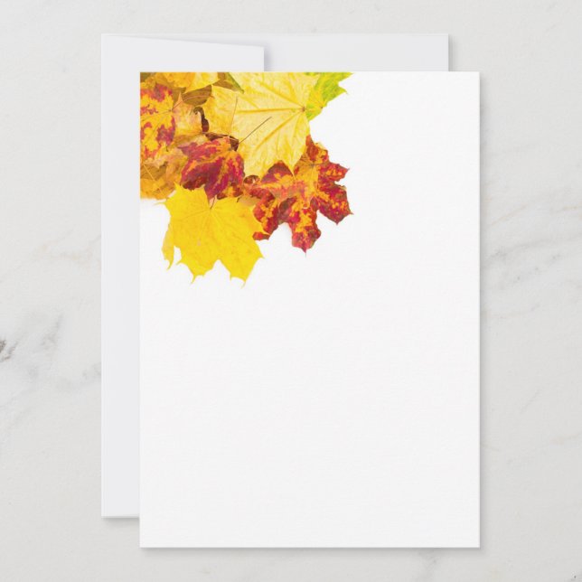 Feuilles d'automne motif (Devant)