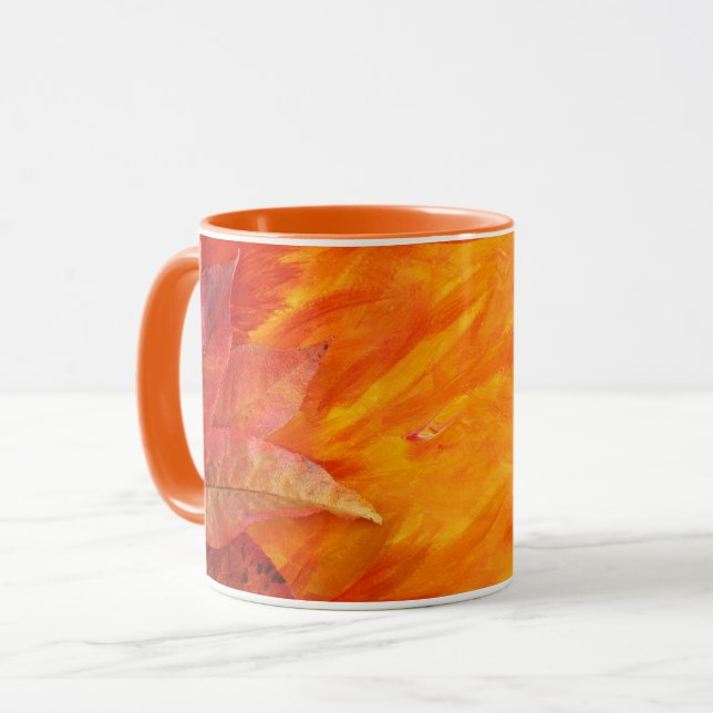 Feuilles d'automne Mug (Devant gauche)