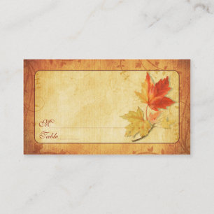 Feuilles d'automne - Occasion spéciale Cartes de l
