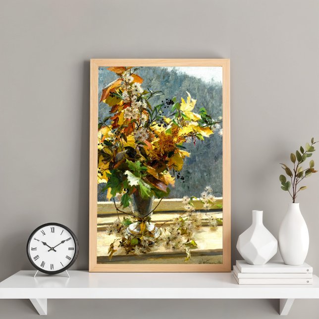 Feuilles d'automne, Olga Wisinger-Florian  Affiche (Créateur téléchargé)