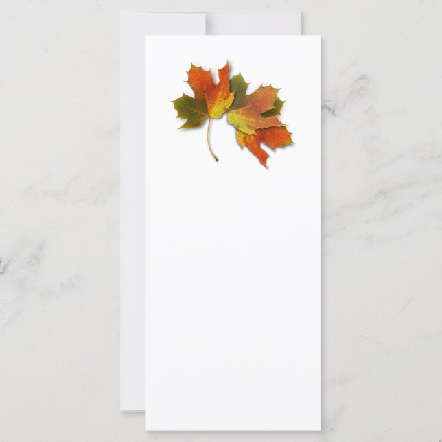 Feuilles D'Automne Orange Et Doré (Devant)