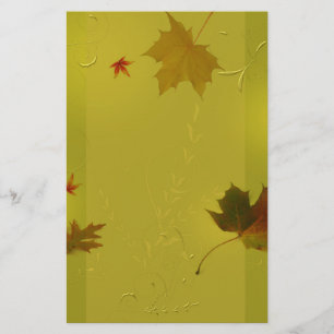 Feuilles d'automne Ornements - Papeterie en-tête
