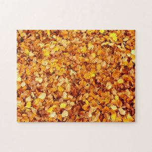 Feuilles d'automne Puzzle photo avec boîte cadeau