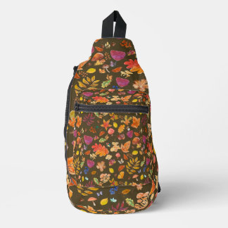 Feuilles d'automne Sac à coudre imprimé