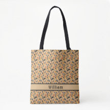 Feuilles d'automne Tan Sac fourre-tout Motif