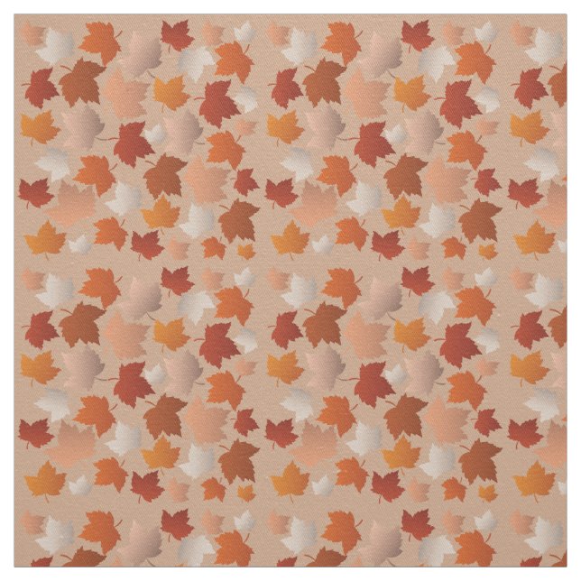 Feuilles d'automne tissu motif (Échantillon)