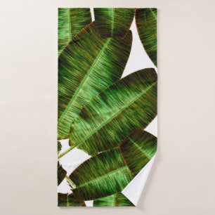 Feuilles de banane tropicale, flore sans soudure d