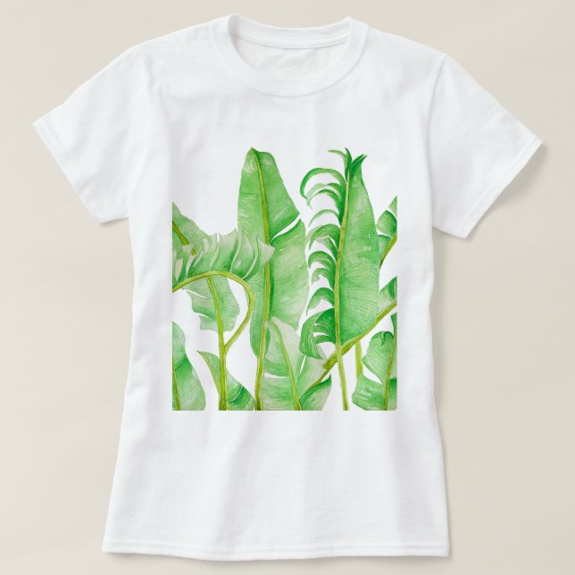 Feuilles de bananes en T-shirt (Design devant)