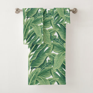 Feuilles de bananes tropicales vertes
