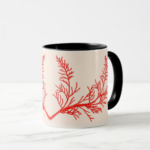 Feuilles de cèdre sur une Mug Combo (11 oz.)