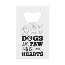 Feuilles de chien Empreintes de pattes sur votre c